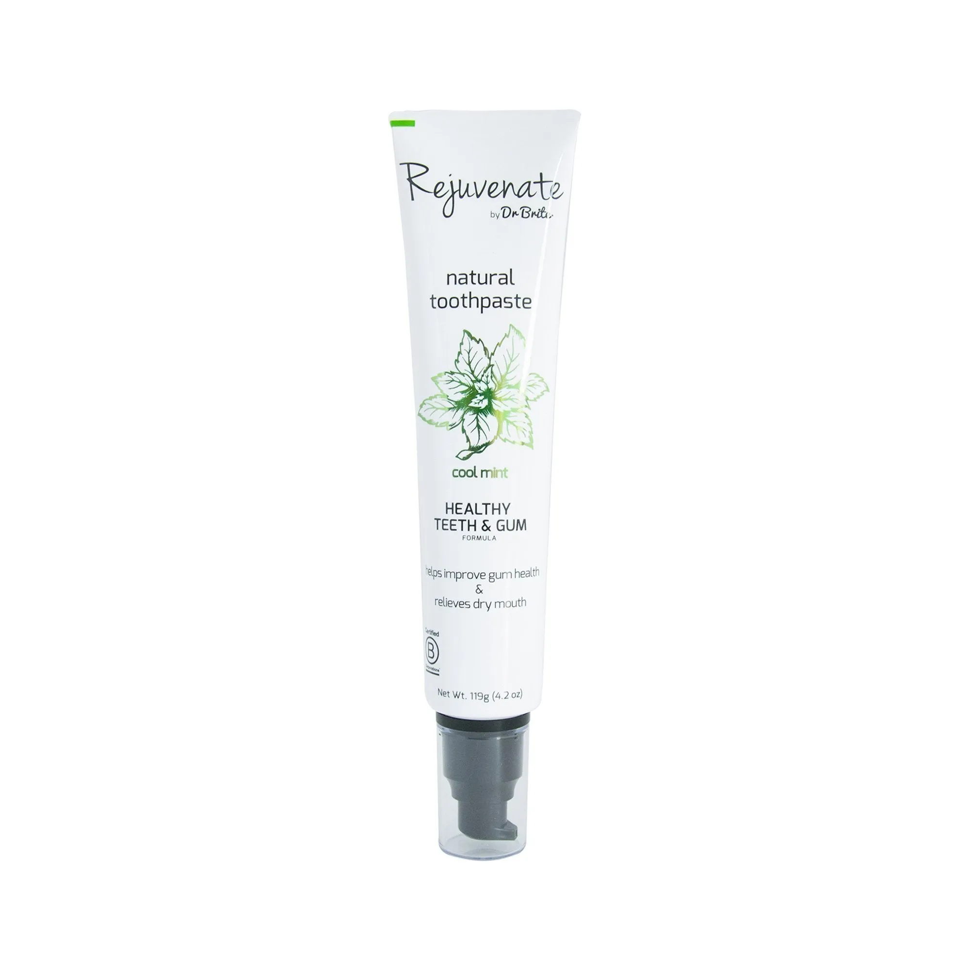 Rejuvenate by Dr. Brite Natural Toothpaste, Healthy Teeth & Gum Formula, 4.2 oz