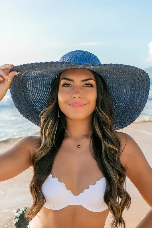 Scallop Edge Bow Accent Sunhat  *Online Only*