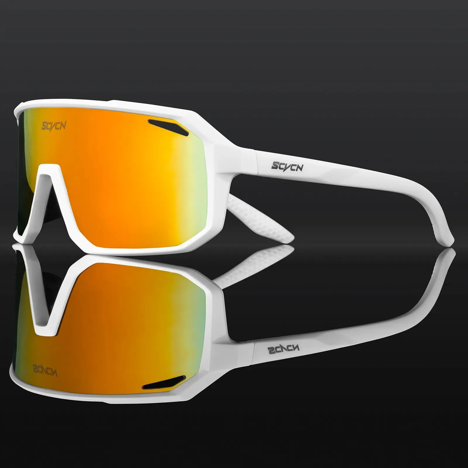 SCVCN Outdoor MTB Driving Glasses Cycling Sunglasses UV400 Women Sports Running Eyewear Men Road Bicycle Glasses Bike Goggles