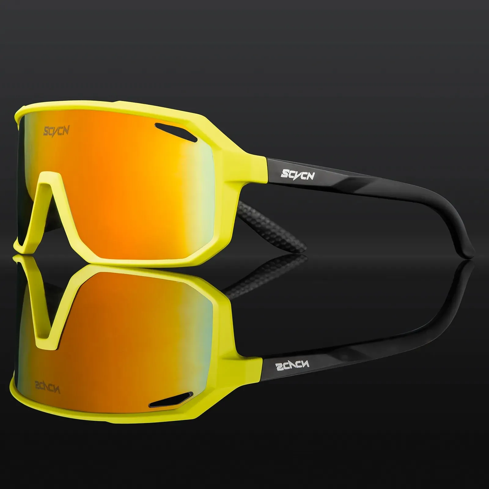 SCVCN Outdoor MTB Driving Glasses Cycling Sunglasses UV400 Women Sports Running Eyewear Men Road Bicycle Glasses Bike Goggles