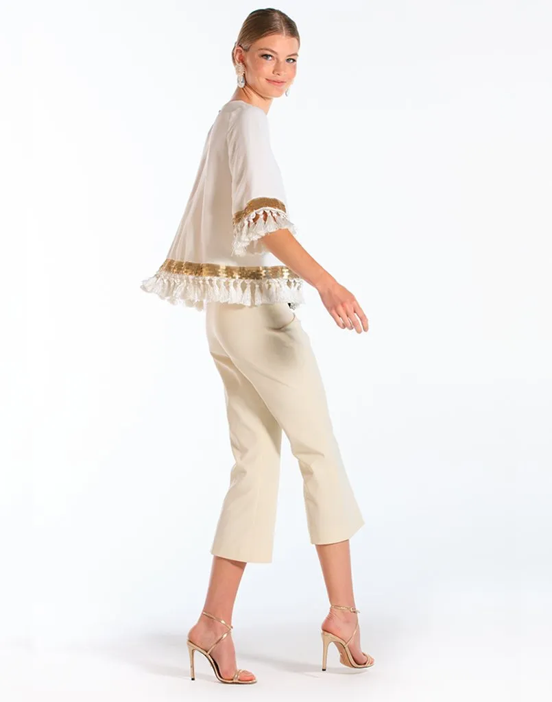 Shimmy Shimmy Tassel Top