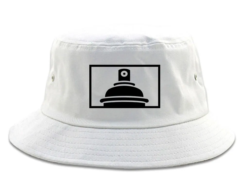 Spraycan Rectangle Logo Graffiti Bucket Hat