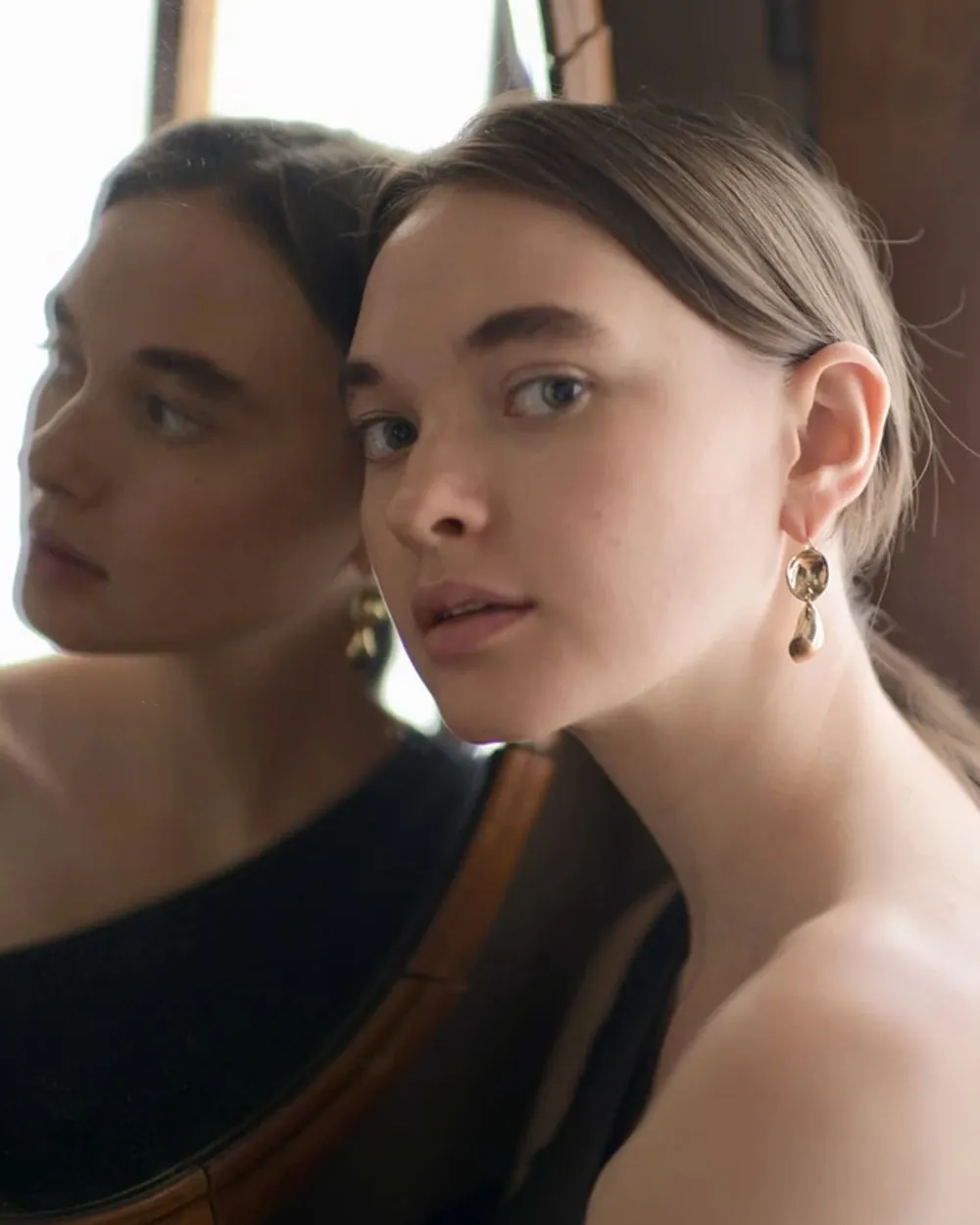 Sterling Silver Anat Earrings