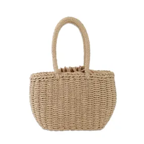 Straw Woven Beach Rattan Shoulder Bag