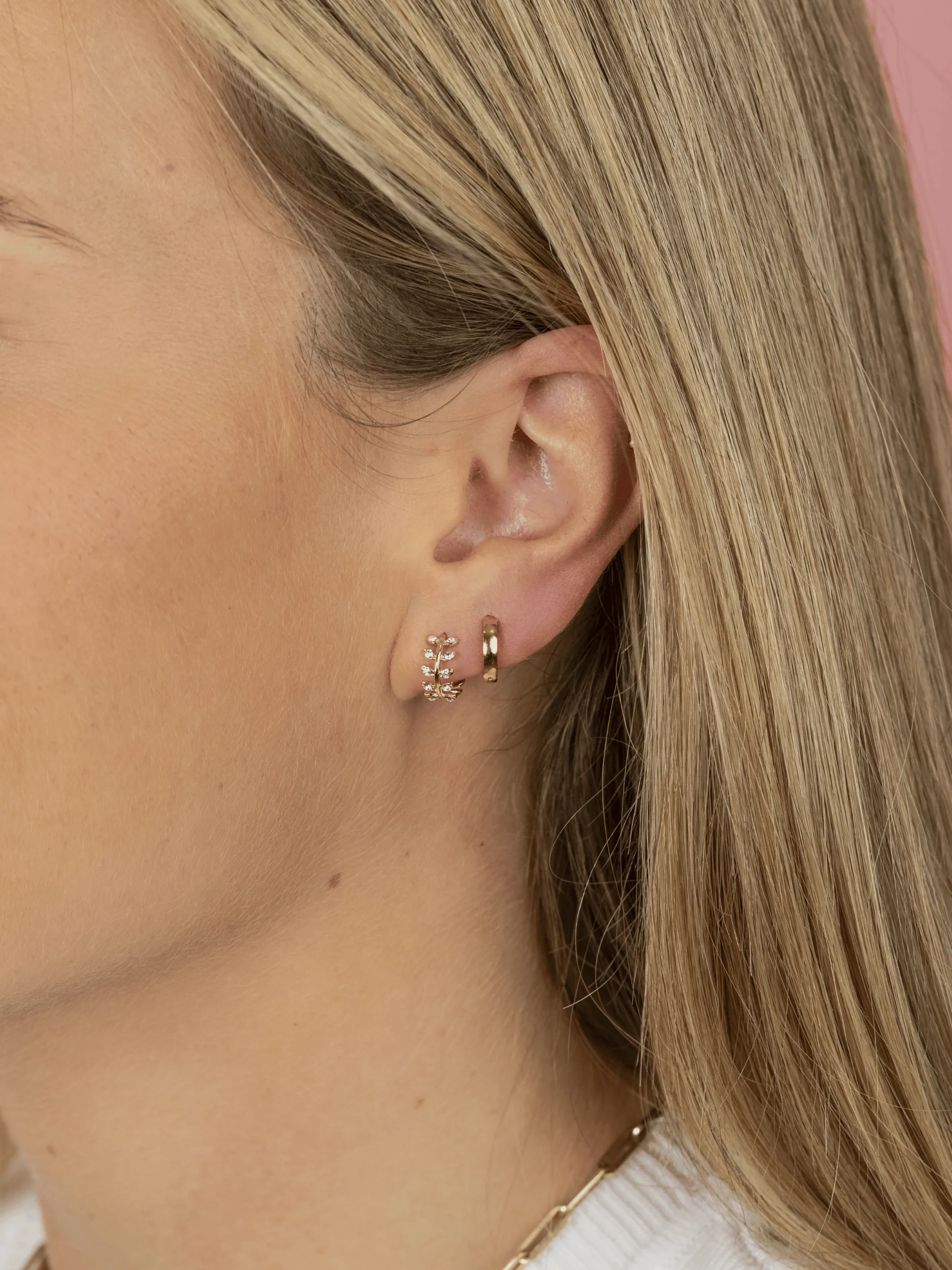 Vine Huggie Earrings