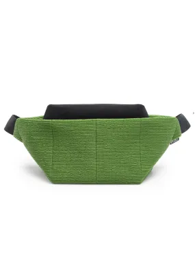 Wallaby Cross Body Belt Bag - GREEN QUILT