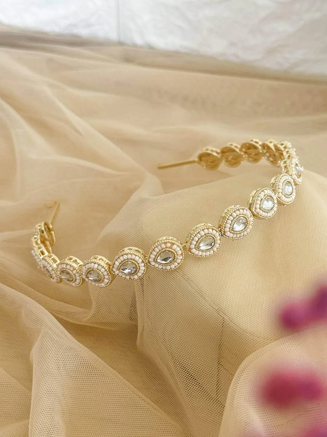 White Mini Pearl Hairband